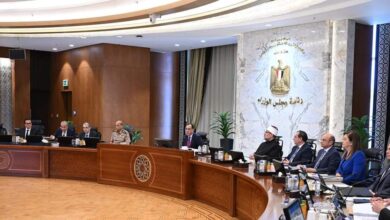مجلس الوزراء يوافق خلال اجتماعه برئاسة الدكتور مصطفى مدبولى على عدة قرارات