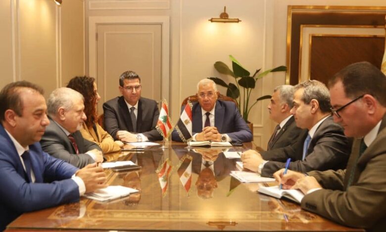 وزيرا زراعة مصر ولبنان يبحثان تعزيز التعاون الزراعي بين البلدين