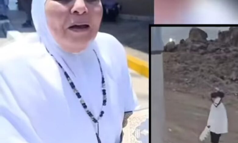 "أيقونة الحج" تعود لأرض الوطن وتؤكد فخورة أنى مصرية ودعوت الله فاستجاب لي بحج بيته الحرام