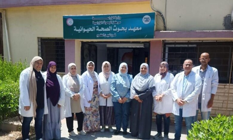 بحوث الصحة الحيوانية للبحوث الزراعية بوزارة الزراعة يقدم خدماته للجمهور