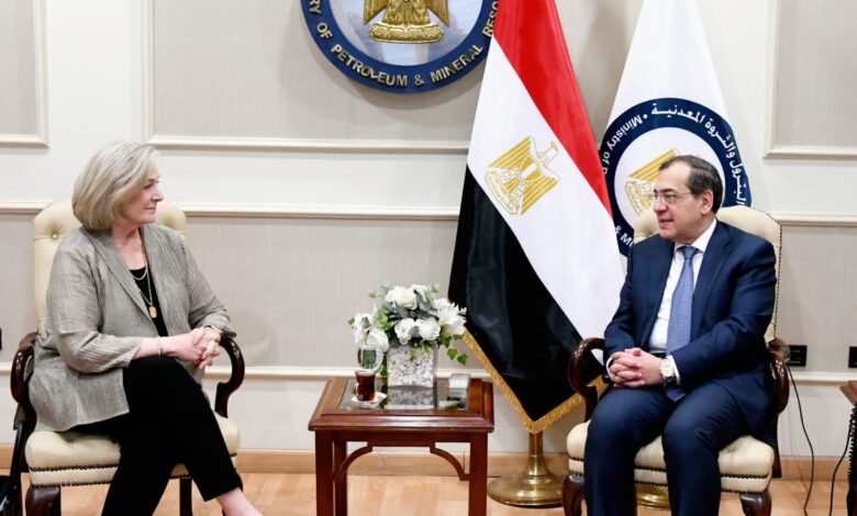 وزير البترول يستقبل الرئيس التنفيذى لشركة هاربوإنرجى البريطانية