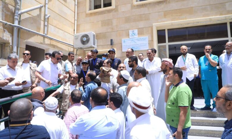 وزير الصحة يتفقد مستشفى الحمام بمطروح خلال جولاته التفقدية