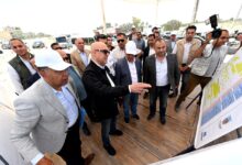 وزير الإسكان ومحافظ الإسكندرية يتفقدان مشروع إنشاء القوس الغربى