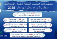 مدبولي يُتابع جهود اللجنة الطبية العليا والاستغاثات بمجلس الوزراء خلال يناير 2025