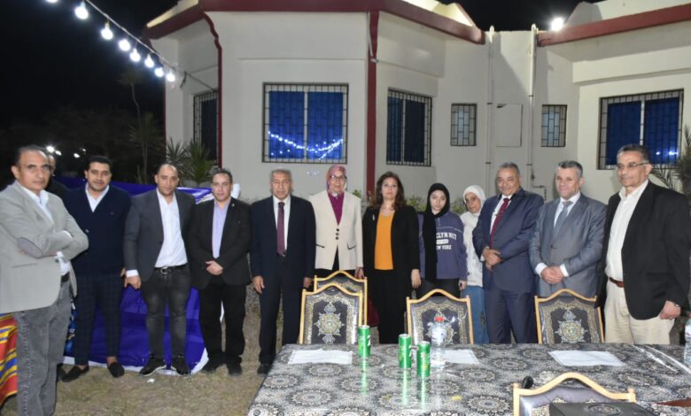 بالصور.. رئيس جامعة مدينة السادات تشارك حفل إفطار رمضاني لنادى أعضاء هيئة التدريس