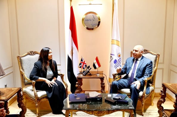 الوزير يلتقي المبعوث التجاري البريطاني الخاص لمصر