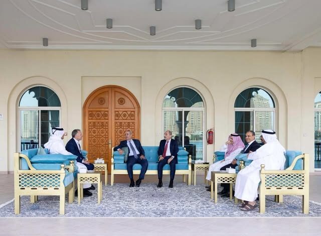 عبد العاطي يشارك مع وزراء خارجية قطر والسعودية والأردن والإمارات وأمين سر اللجنة التنفيذية لمنظمة التحرير الفلسطينية فى اجتماع مع المبعوث الأمريكي للشرق الأوسط