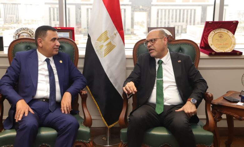 وزير العمل يلتقي رئيس جامعة ساكسوني مصر للعلوم التطبيقية