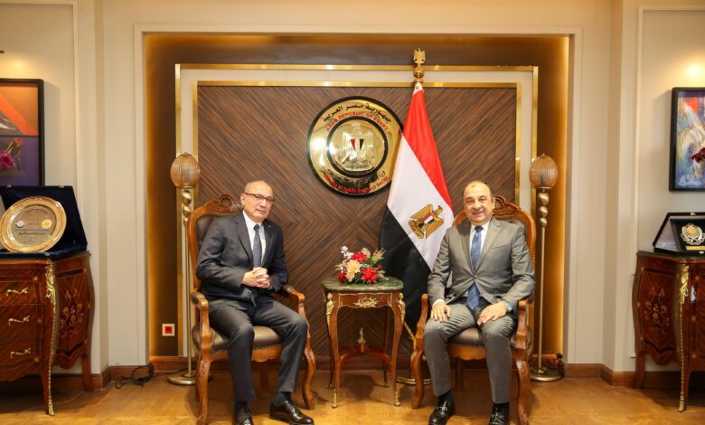 وزير قطاع الأعمال العام يستقبل سفير تركيا بالقاهرة