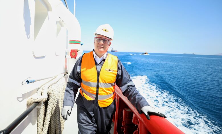 وزير البترول يتفقد تسهيلات الشركة العربية لأنابيب البترول "سوميد" بميناء العين السخنة