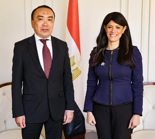 المشاط تبحث مع سفير كازاخستان لدى مصر استعدادات انعقاد الدورة السادسة للجنة المشتركة