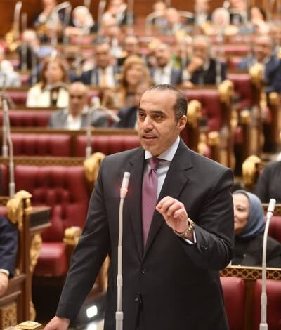 المستشار فوزي يحضر جلسة مجلس الشيوخ بشأن طلب مناقشة عامة حول قانون التحكيم.. ويشيد بمجلس الشيوخ