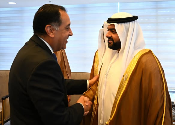 رئيس الوزراء يستقبل ولي عهد إمارة الفجيرة