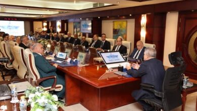 "ربيع" يبحث تأثير التطورات الإيجابية التي تشهدها الأوضاع الأمنية بمنطقة البحر الأحمر على حرية الملاحة