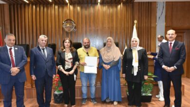 "معاوية" تكرم الكليات والمعاهد والوحدات الخدمية الفائزة بجائزة التميز البيئي