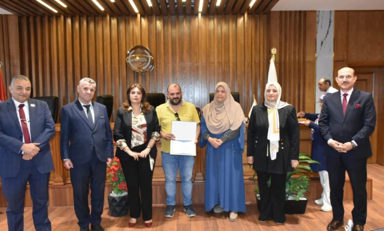 "معاوية" تكرم الكليات والمعاهد والوحدات الخدمية الفائزة بجائزة التميز البيئي