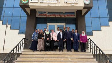 رئيس جامعة مدينة السادات تستقبل أعضاء اللجنة الفرعية من لجنة قطاع الدراسات الصيدلية
