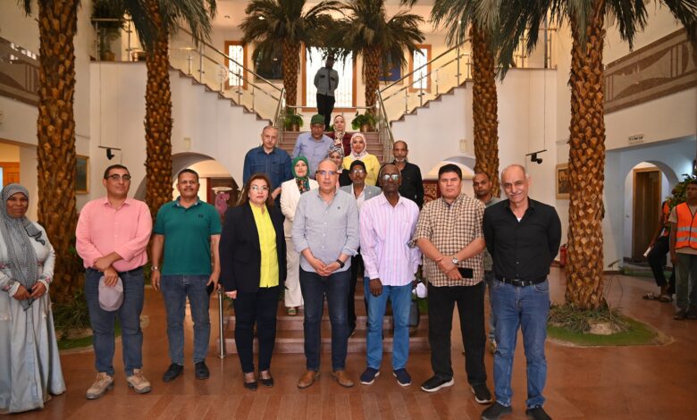 وزير الري يلتقي بالمهندسين العاملين بهيئة السد العالي.. ويستعرض أعمال وأنشطة الهيئة وأعمال تطوير برنامج رصد ومتابعة السد العالي