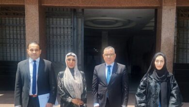 عميد كلية التجارة بجامعة عين شمس يستقبل الملحق الفني بملحقية التعليم وعلوم التكنولوجيا بسفارة الإمارات