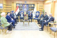 رئيس جامعة المنصورة يستقبل السفير العراقي لتعزيز سبل التعاون
