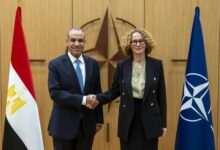 وزير الخارجية والهجرة يجتمع مع مجلس حلف الشمال الأطلسى "الناتو"