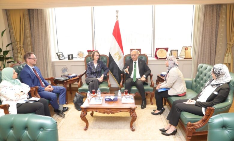 جبران يلتقي وفدًا من الوكالة الألمانية للتعاون الدولي لتفعيل التعاون في المجالات المُشتركة