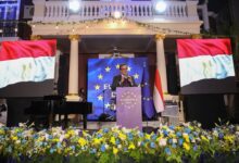خلال كلمته التي ألقاها باحتفالية العيد الـ 75 للاتحاد الأوروبي نيابة عن رئيس مجلس الوزراء…
