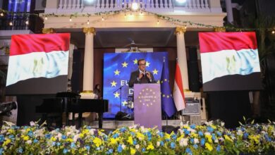 خلال كلمته التي ألقاها باحتفالية العيد الـ 75 للاتحاد الأوروبي نيابة عن رئيس مجلس الوزراء…