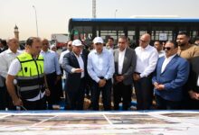 مدبولي يتفقد المرحلة الأولى من التشغيل التجريبى لمشروع الأتوبيس الترددي