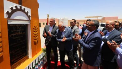 وزير البترول يفتتح محطة الغاز الرئيسية التابعة لشركة طاقة غاز - المغذية لمدينة الخارجة بالوادي الجديد