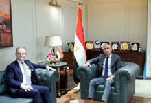 وزير التربية والتعليم يستقبل السفير البريطاني ومدير المجلس الثقافي البريطاني بالقاهرة