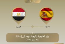 وزير الخارجية والهجرة يتوجه إلى مدريد للمشاركة في الاجتماع الوزاري الموسع لمجموعة مدريد بشأن القضية الفلسطينية