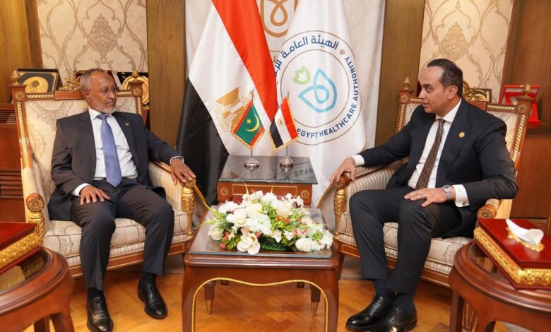 السبكي يستقبل وزير صحة موريتانيا لبحث تعزيز التعاون المشترك