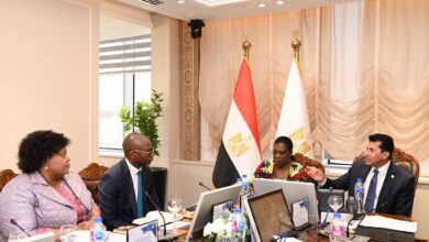 صبحي يستقبل وفد الاتحاد الأفريقي "AU” لبحث آخر الأعمال الخاصة باستضافة مصر لدورة الألعاب الأفريقية 2027