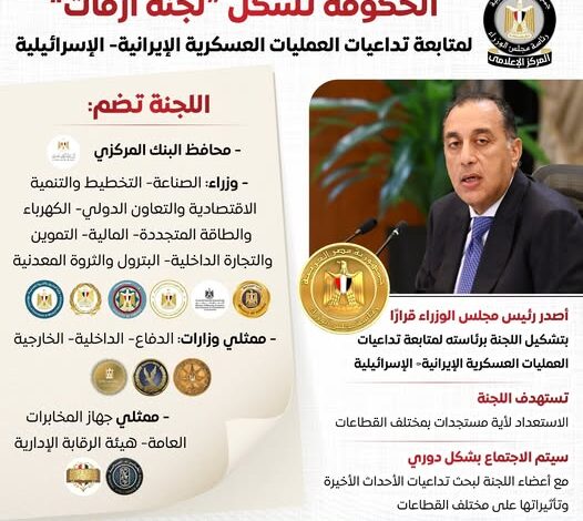 رئيس الوزراء يصدر قراراً بتشكيل لجنة أزمات برئاسته