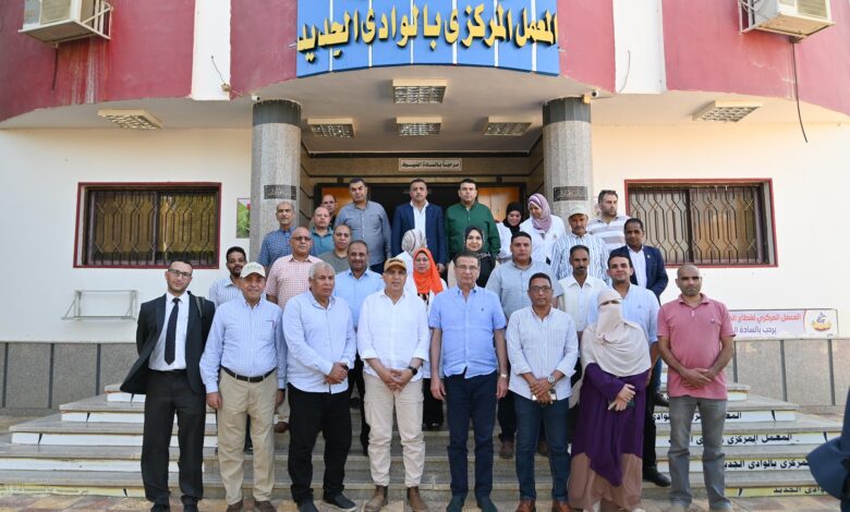 وزيرا الري والزراعة يتفقدان المعمل المركزي للمياه الجوفية ومركز التنمية المستدامة لموارد الوادي الجديد