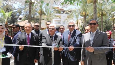 وزير التعليم العالي ومحافظ دمياط ورئيس جامعة دمياط يفتتحون ويتفقدون عددًا من المشروعات التعليمية والصحية بجامعة دمياط