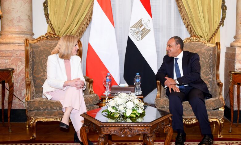 وزير الخارجية والهجرة يجرى مشاورات سياسية مع نظيرته النمساوية