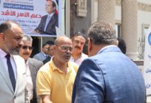 حزب مستقبل وطن أمانة مدينة نصر أول وثان ينظم فاعلية مبادرة عيد الأضحى المبارك لتوزيع لحوم ومواد غذائية على أكثر من 500 أسرة لدعم الأسر الأشد إحتياجاً وتهنئة 63 أسرة من متضررى عزبة العرب بتسليم الشقق إليهم