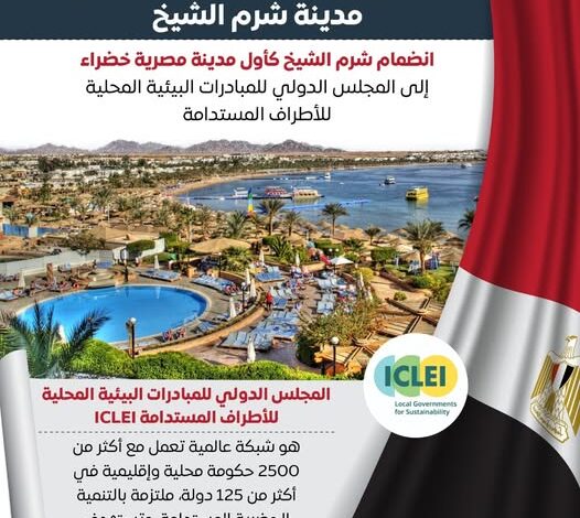 تكليلًا لجهود الدولة بهدف جعل مدينة شرم الشيخ مدينة رائدة في مجال الاستدامة البيئية..