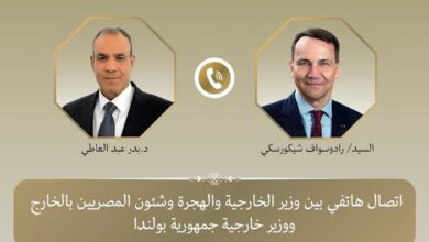 اتصال هاتفى بين وزير الخارجية والهجرة ونظيره البولندي