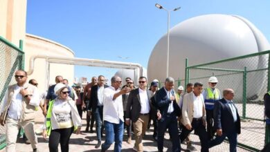 الشربيني يتفقد محطة التنقية الشرقية لمعالجة الصرف الصحي بمحافظة الإسكندرية