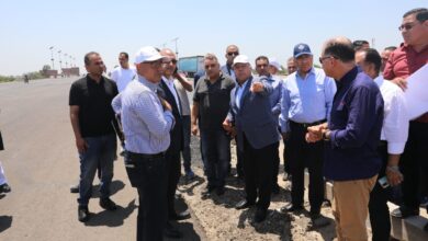 الوزير في جولة تفقدية موسعة لمتابعة أعمال صيانة المرحلة الأولى من مشروع تطوير الطريق الدائري الإقليمي