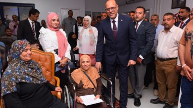 جبران يُسلم 50 عقد عمل لذوي همم من أبناء القاهرة ومُهمات وقاية للعاملين في مشروع المونوريل