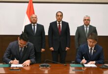 مدبولي يشهد توقيع عقد مشروع إقامة مجمع صناعي متكامل لإنتاج مستلزمات الطاقة الشمسية بالسخنة