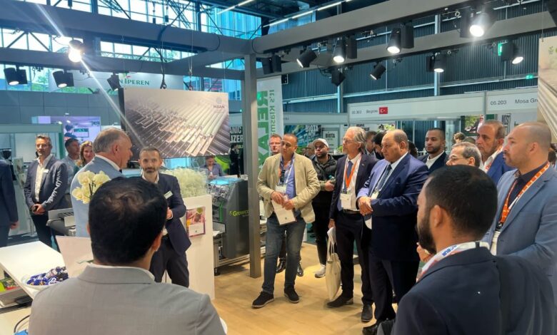نائب وزير الزراعة يشارك في افتتاح معرض التكنولوجيا الخضراء في العاصمة الهولندية أمستردام