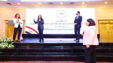 وزيرة التضامن الاجتماعي تشهد ختام فعاليات البرنامج التدريبي الموسع للقائمين على أعمال المسح الوطني الشامل للحضانات