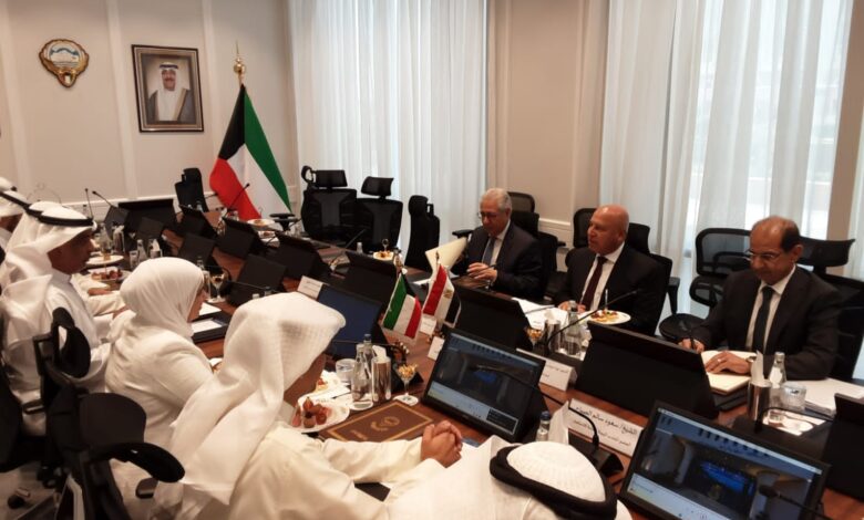 وزير الصناعة والنقل يعقد سلسلة من اللقاءات الهامة مع عدد من وزراء دولة الكويت