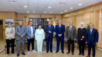 رئيس جامعة المنصورة يستقبل نائب وزير الصحة والسكان لبحث سبل التعاون في تنفيذ الخطة العاجلة للسكان والتنمية