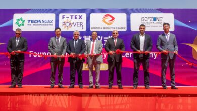 جمال الدين يشهد وضع حجر الأساس لمشروعين صينيين جديدين في قطاع المنسوجات بمنطقة السخنة الصناعية